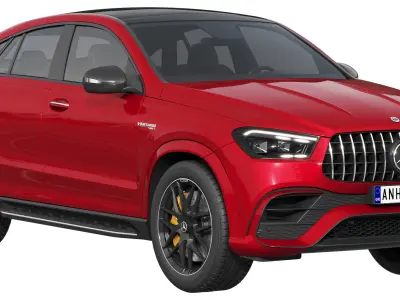 Mercedes-Benz GLE63S AMG Coupe 2024 3D model