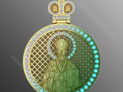 Pendant od 37 3D print model