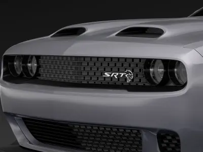 Dodge Challenger SRT Hellcat Redeye Widebody LC 2020 3D model