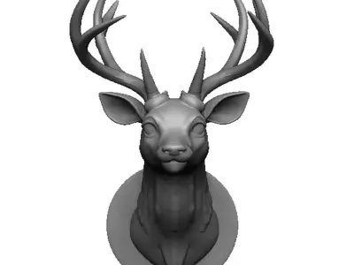 deer head 3D print model