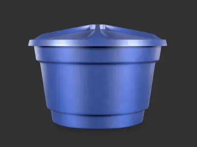 Water Tank Low-poly 3D model