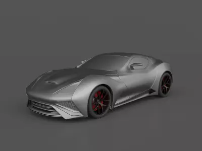 Icona vulcano Titanium  3D Model Ready to Print STL File 3D print model