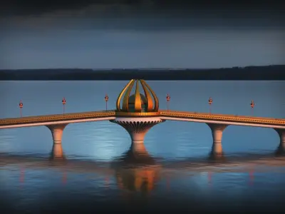 Fantasy Bridge 3D model