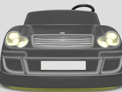 riding toy car 3D model