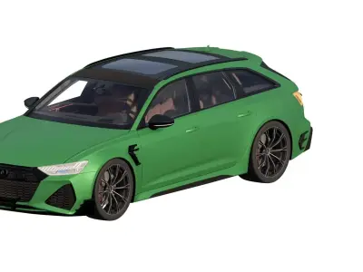 Audi RS6-R Avant  3D model
