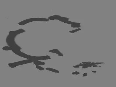 Stone Kazlog shallow bay - Naga Miracle 02 3D model