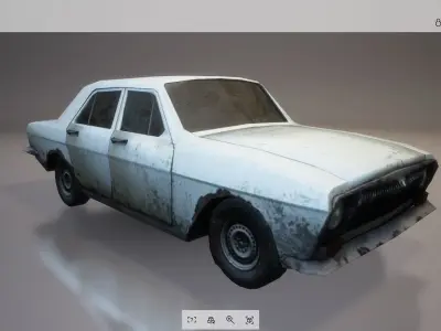 Lowpoly Car 05 Low-poly 3D model