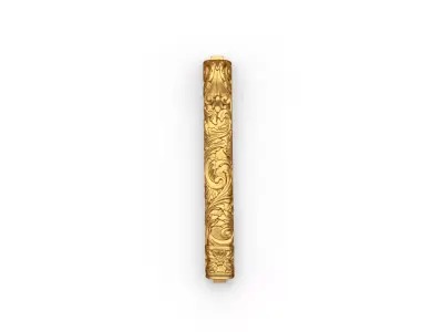 Classic decor ornament carved 01 3D model