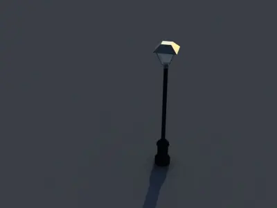 Street lamp Free 3D model