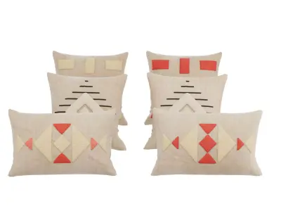 cotton cushions 3D model