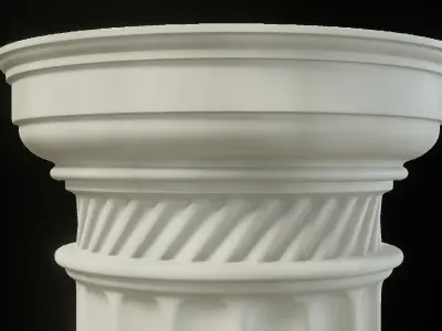 COLUNAS GREGAS 3D model