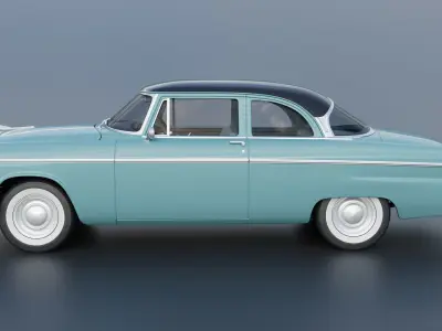 Plymouth Belvedere 1955 3D print model