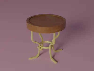 Fancy side table 3D model