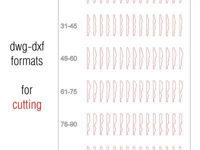 Parametric Wavy Wooden Panels 3D model