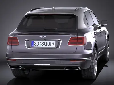 Bentley Bentayga Mulliner 2018 3D model