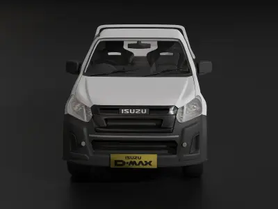Isuzu D-Max SX Single Cabin 3D model