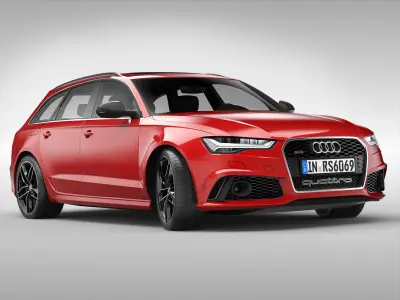 Audi RS6 Avant 2017 3D model