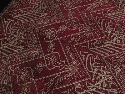 Arab Carpet Rug Low-poly 3D model