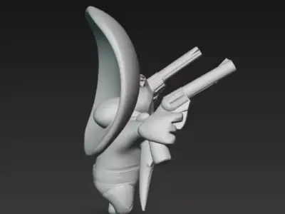 Yosemite Sam - Looney Tunes 3D print model