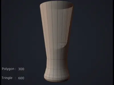 Bar Glass Shooter Single Free low-poly 3D model