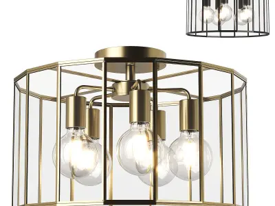 79825x Genni Lightstar ceiling chandelier 3D model