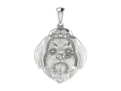 Shih Tzu Pendant 3D print model