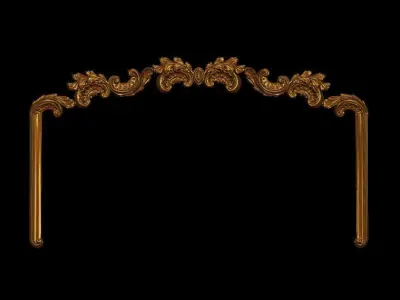 Ornament Bed arch 3D print model