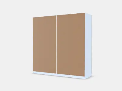 PAX - FARDAL Wardrobe 3 Low-poly 3D model