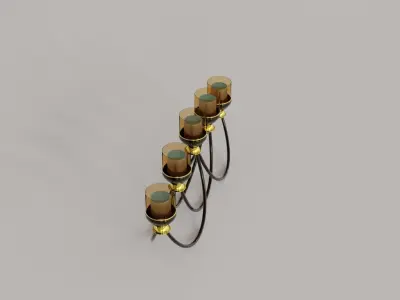 Modern Candlestick 3D model
