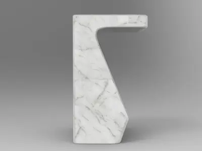 Sioli Table Low-poly 3D model