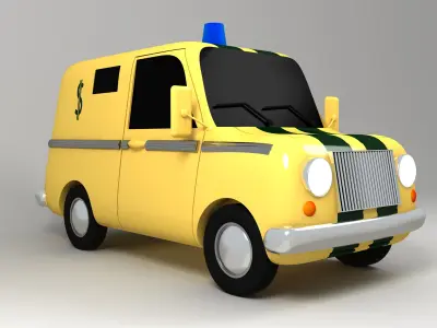 bank car 3D model