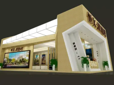 Exhibition - Area - 15X7-3DMAX2009-08 3D model