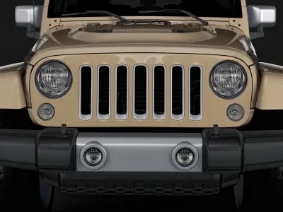 Jeep Wrangler Chief JK 2017 3D model