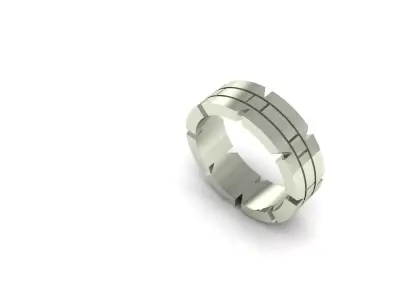 Bridal Ring 3D print model