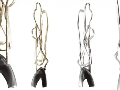 Abstract Sculpture 3D model 3