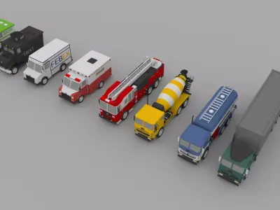 3D vehicle Model Collection 3D model