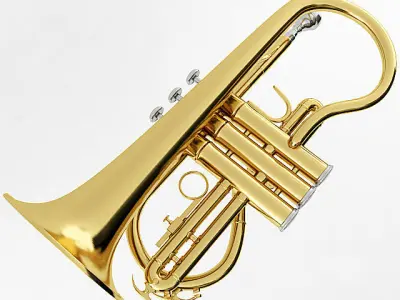 Soprano Cornet 3D model