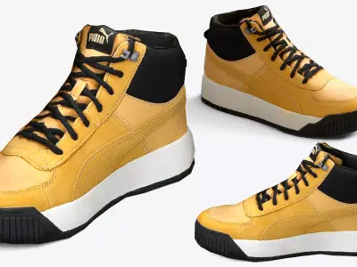 Sneakers PUMA - 3d Model Free low-poly 3D model