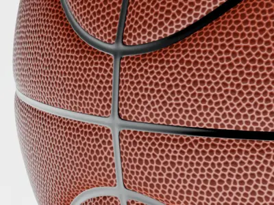 Basketball 3D model ball Low-poly 3D model