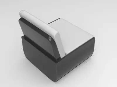 Kolp Armchair Low-poly 3D model