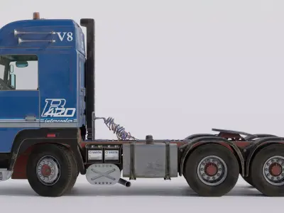 Renault R420 V8 6x4  Remastered Edition 3D model