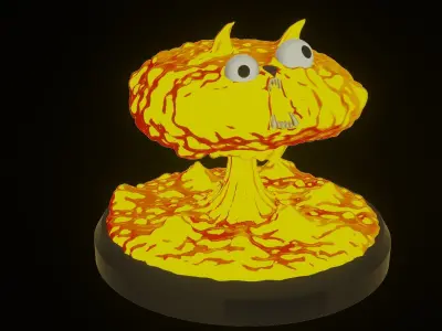 NUKE CAT Exploding Kittens 3D print model