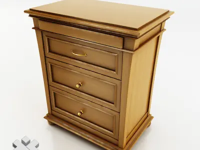 Night Stand Drawer - Glory 3D model