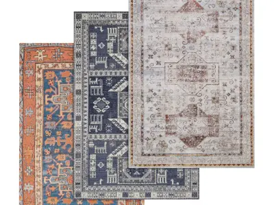 Rug Set 1358 3D model