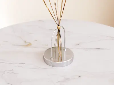 Pink party balloons 3D model