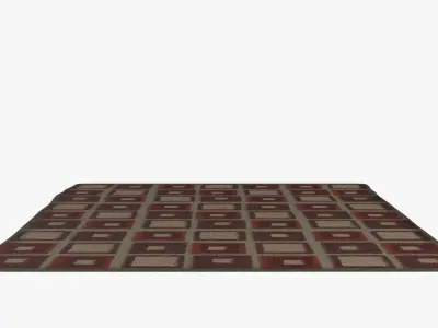Art Deco Carpet 01 3D model