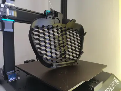 Seat Ibiza 6l Central Grille 3D model