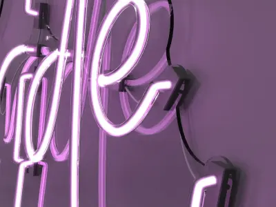 Bride To Be - Neon Sign 3D model