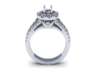 Engagement Dimond Ring Model for Making 3D model  3D print model