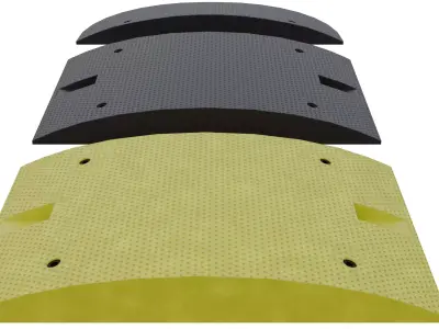 Speed Bump Low-poly 3D model